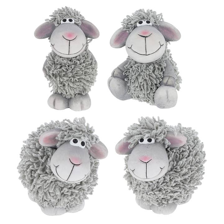 Shaggy Grey Sheep Standing Large for wholesale by Joe Davies