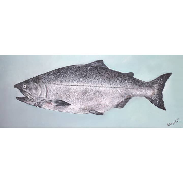 Whitney L. Anderson - Wholesale Stationery/Notecard Set - CHINOOK SALMON (Notecard)