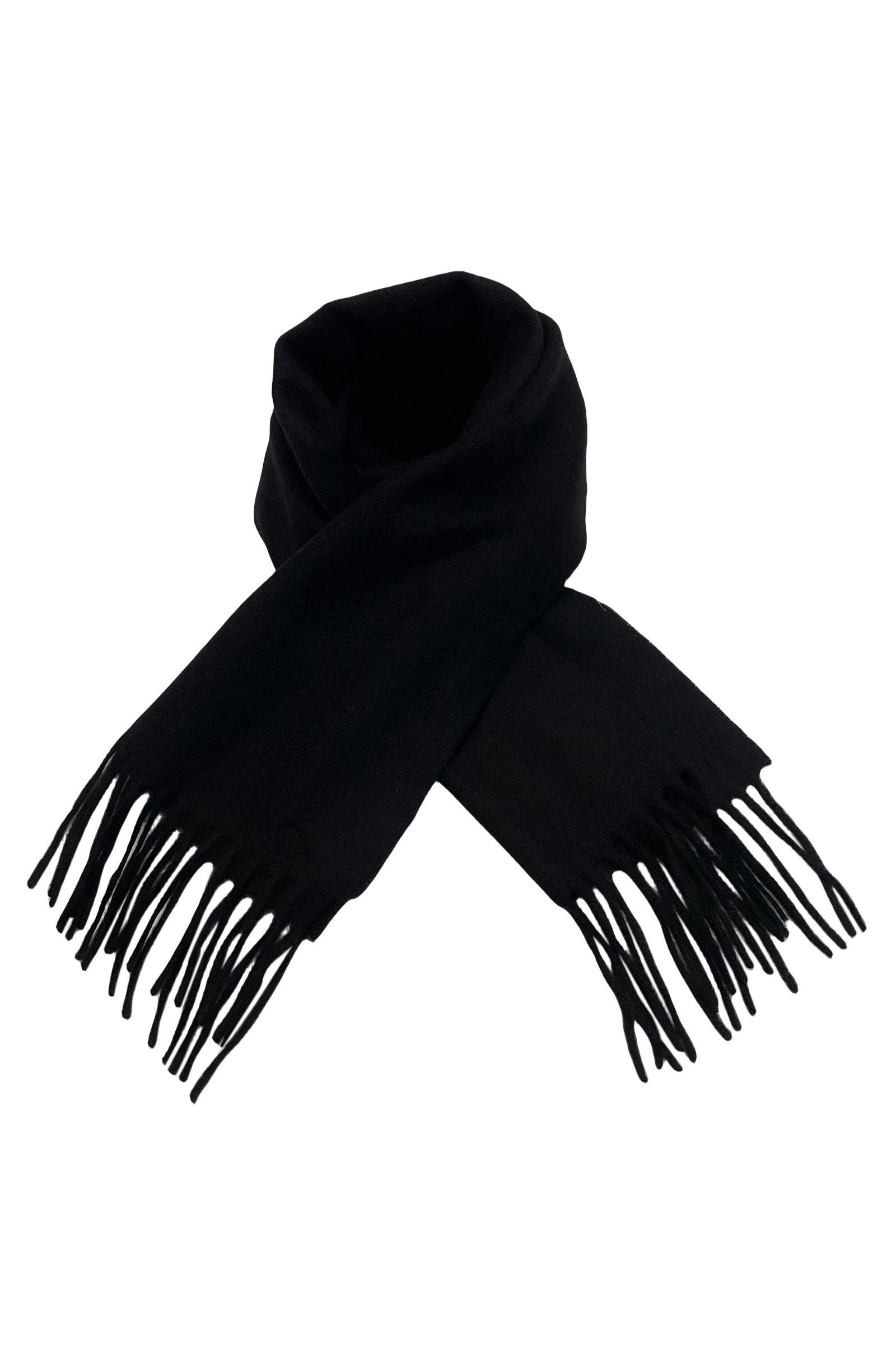 Fashion Scarf World – wholesale Scarf – Unisex – Unisex Plain Wool Tassel Scarf30