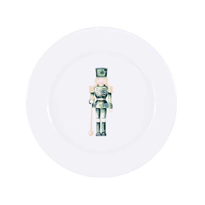 Plato de Cascanueces Acuarela Blanco/Multicolor 8" para venta al por mayor de The Royal Standard