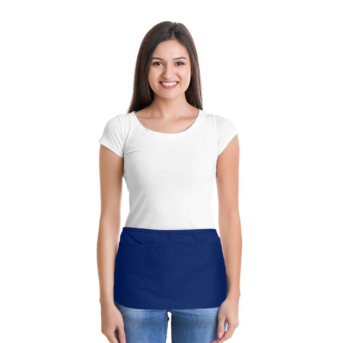 Dalix - Wholesale Apron - DALIX Waist Aprons Kitchen Bib Poly Cotton 3 Pockets20