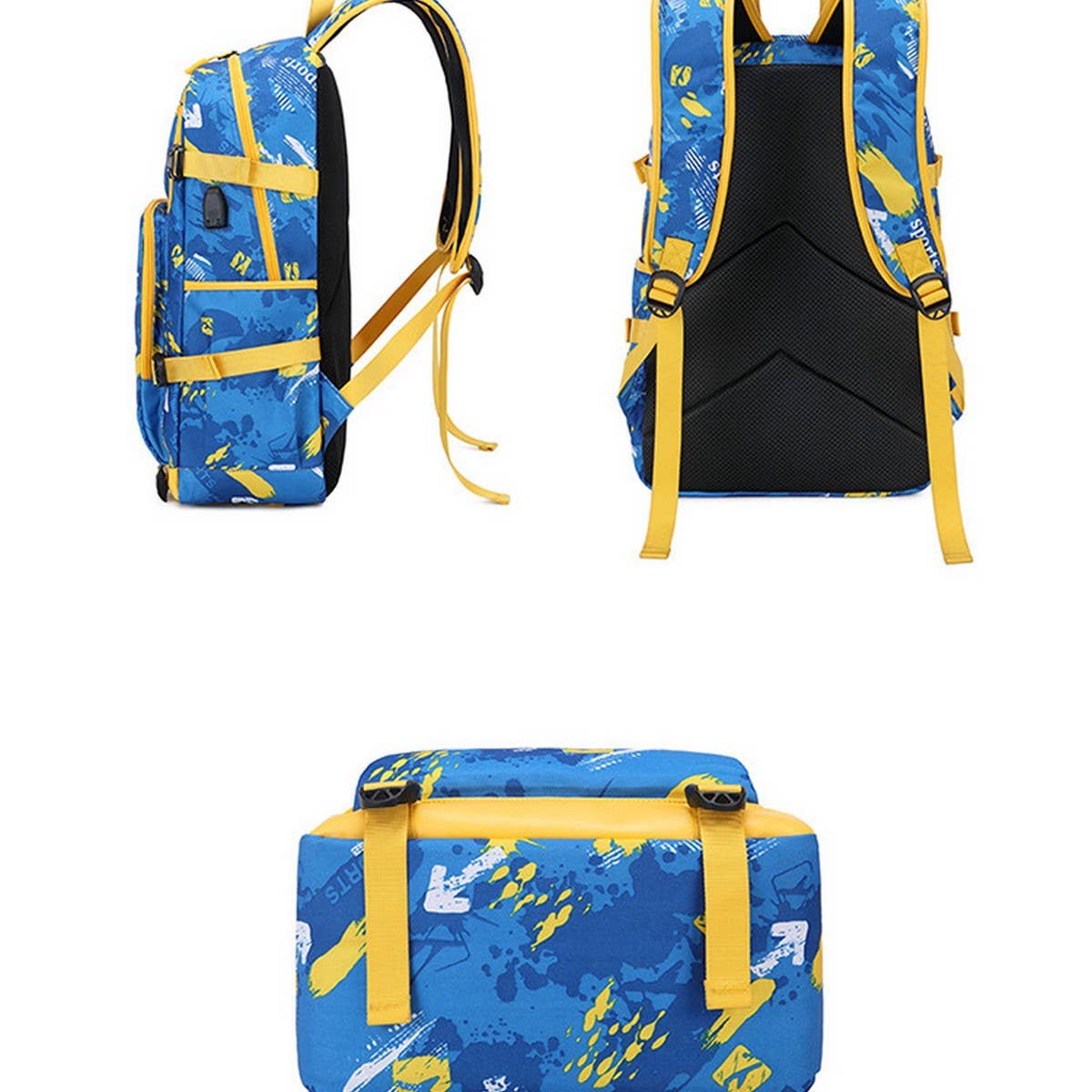 ACCITY - Wholesale Backpack - Kids - Boys’ Backpacks for School, 2-Piece Print Set_CWAB54691