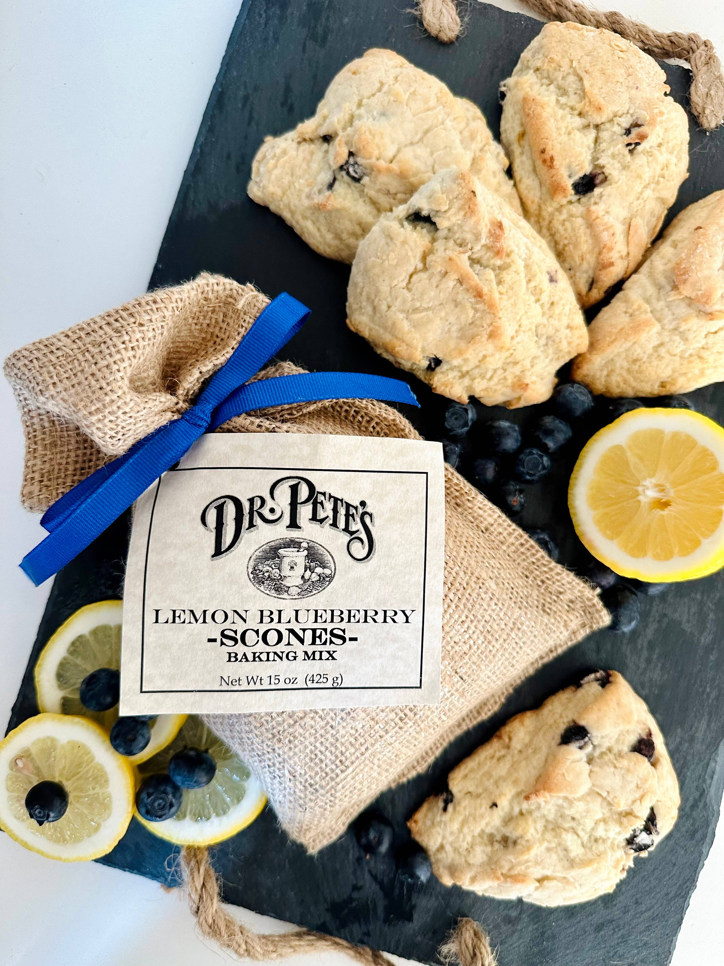 Dr. Pete's Foods - Wholesale Biscuit Mix - Lemon Blueberry Scone Mix1