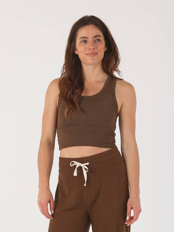 Take It Easy Bra: Chocolate for wholesale by Glyder