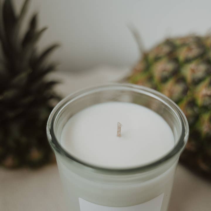 Ironwood Candle Co. - Wholesale Jar/Filled Candle - PINEAPPLE AGAVE SOY CANDLES6