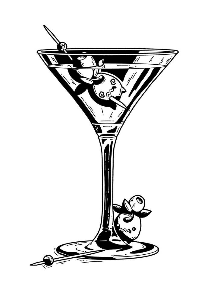 Smoliv Martini Cocktail - Pokemon inspireret af gysermad for engroshandel hos MechanicalPen