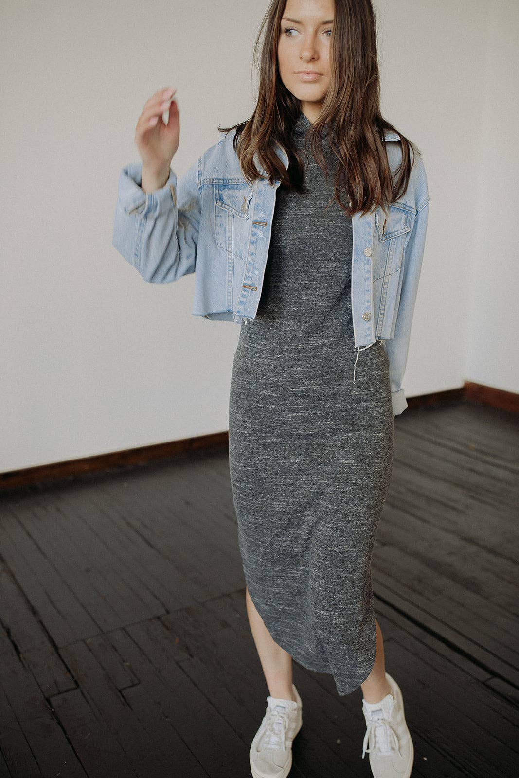 Summer Camp - Wholesale Dress - Women's - Hooded Midi Dress3