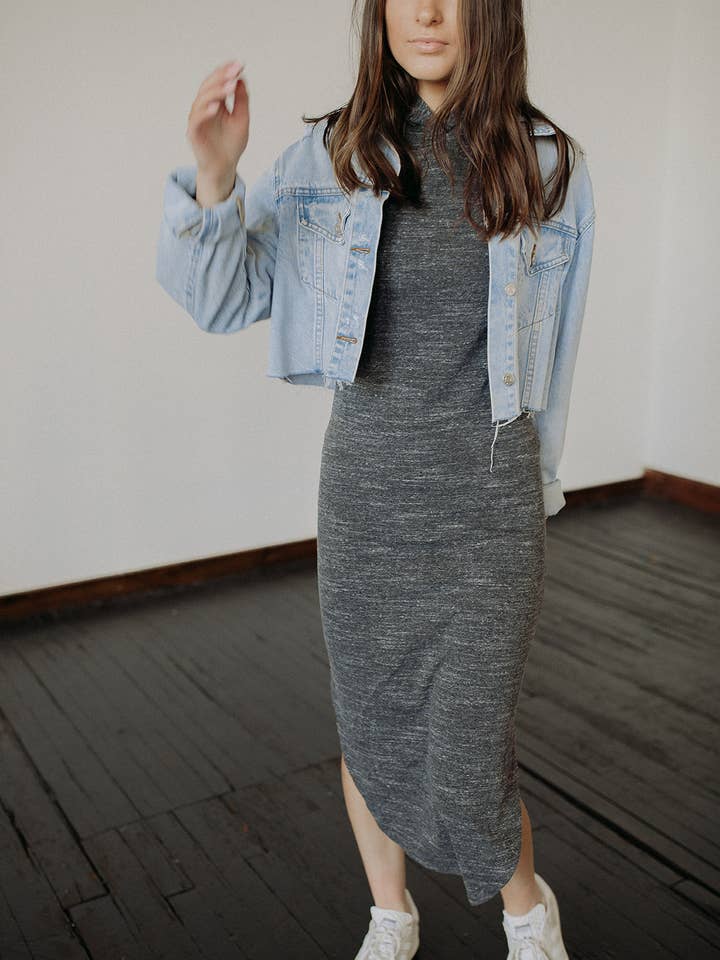 Summer Camp – wholesale Dress – Women's – Hooded Midi Dress3