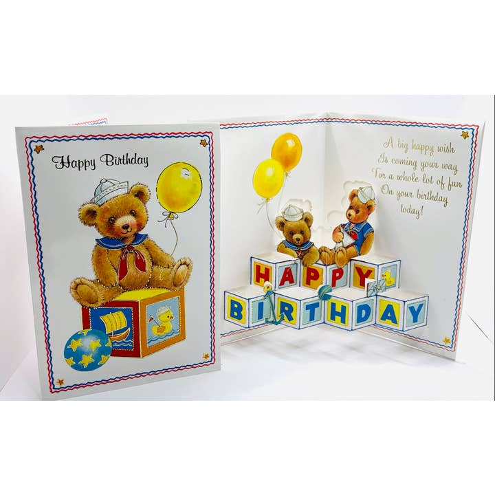 DICKENS INC. - Wholesale Birthday Card - Birthday Pop Up Card |DKN | SM | PB01D