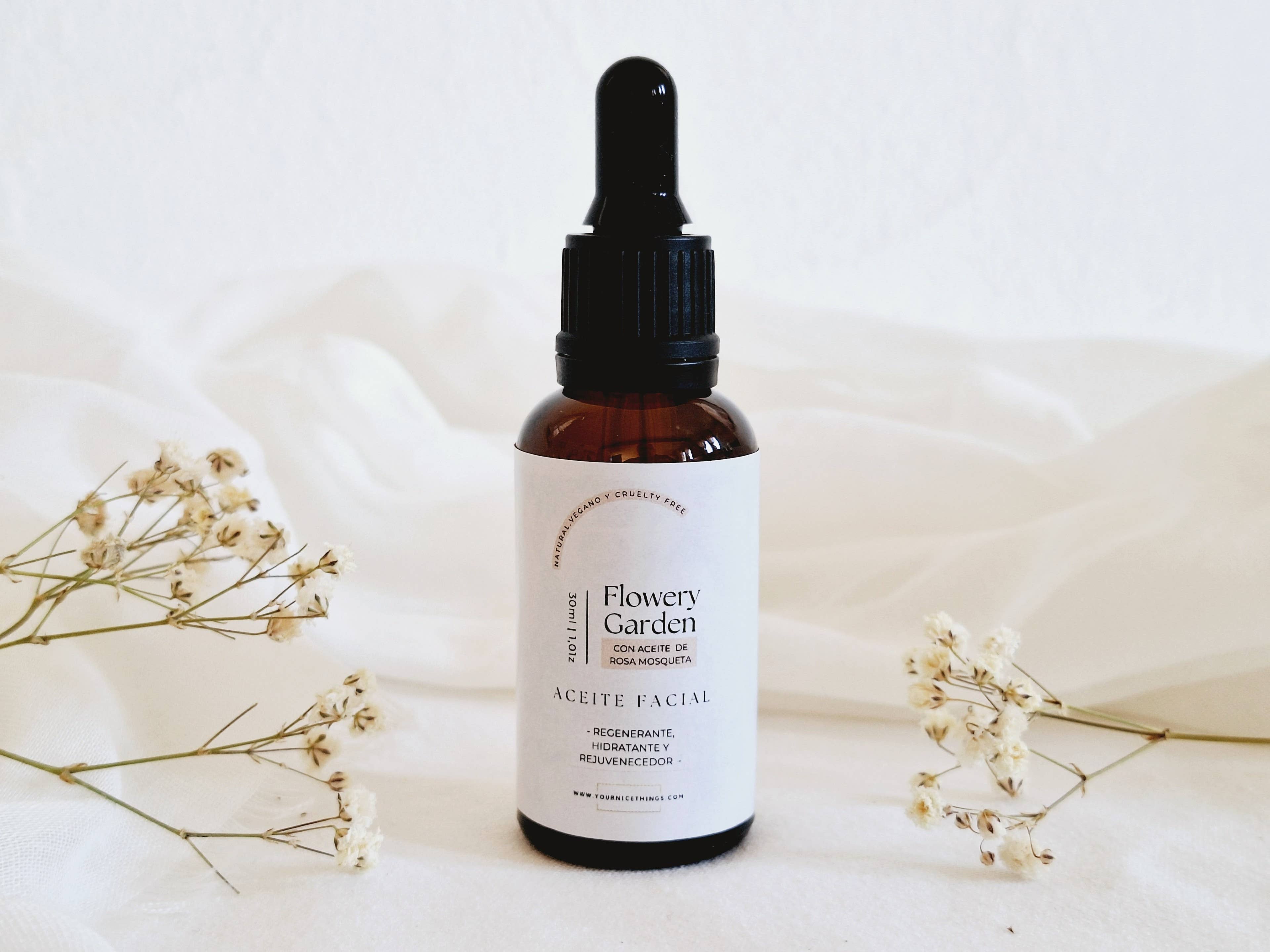 YourNiceThings - Vendita all'ingrosso Olio viso - Olio viso Flowery Garden (pelli mature o danneggiate) 30ml1