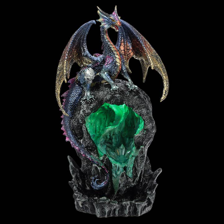 Dark Legends LED Backflow Incense Burner - Ice Dragon for wholesale by Puckator Ltd