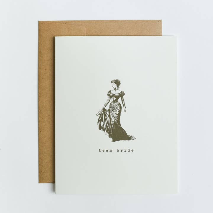 Wedding Card - Team Bride for wholesale by Cardinal Farmhouse