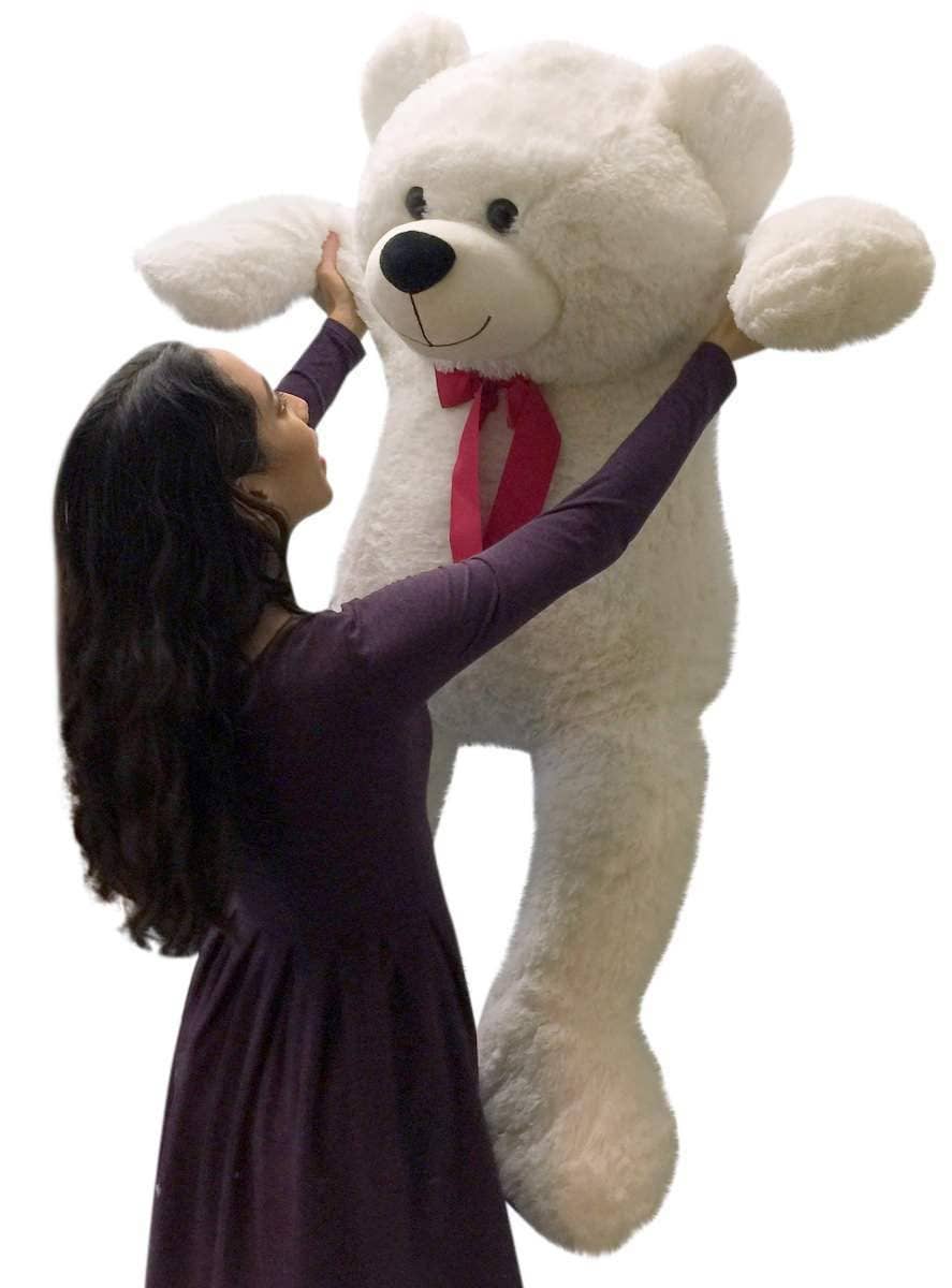 Big Plush - Wholesale Stuffed/Plush Toy - Kids & Baby - Giant Teddy Bear 52 Inch White Soft, Premium Quality Big7
