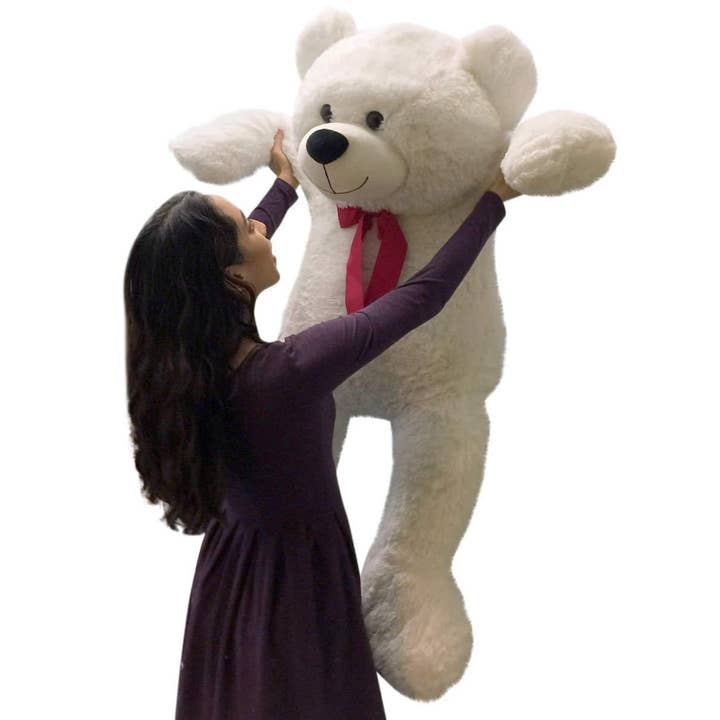 Big Plush - Wholesale Stuffed/Plush Toy - Kids & Baby - Giant Teddy Bear 52 Inch White Soft, Premium Quality Big7