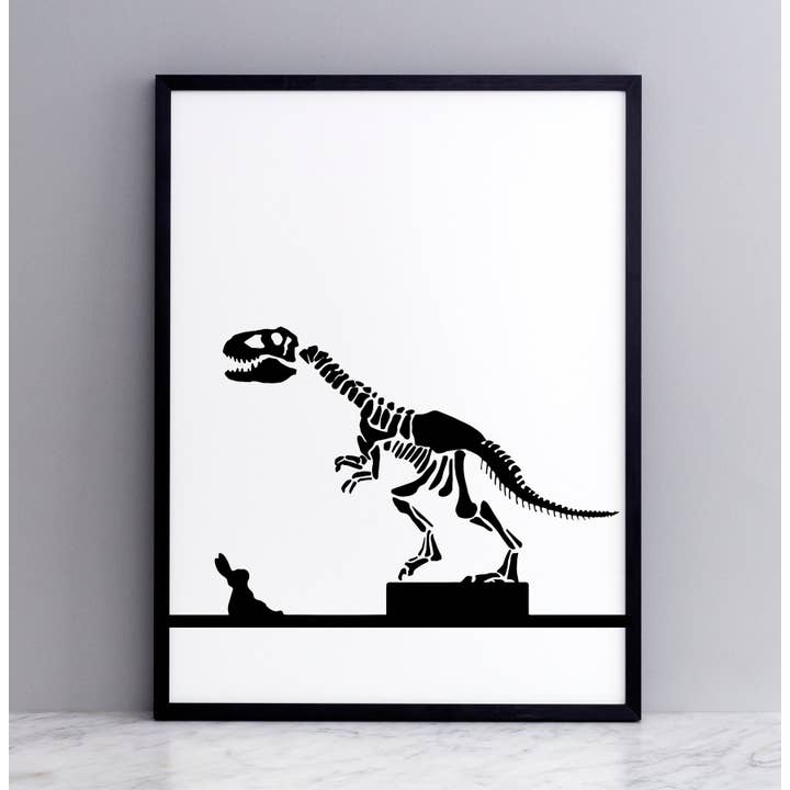 Dinosaur Rabbit Print for wholesale by HAM