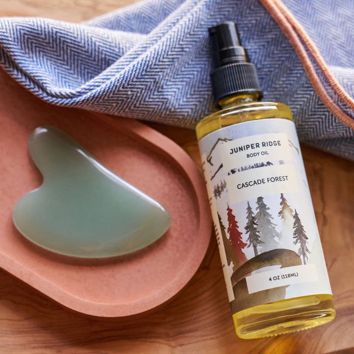 Body Oil- Cascade Forest (4oz) for wholesale by Juniper Ridge