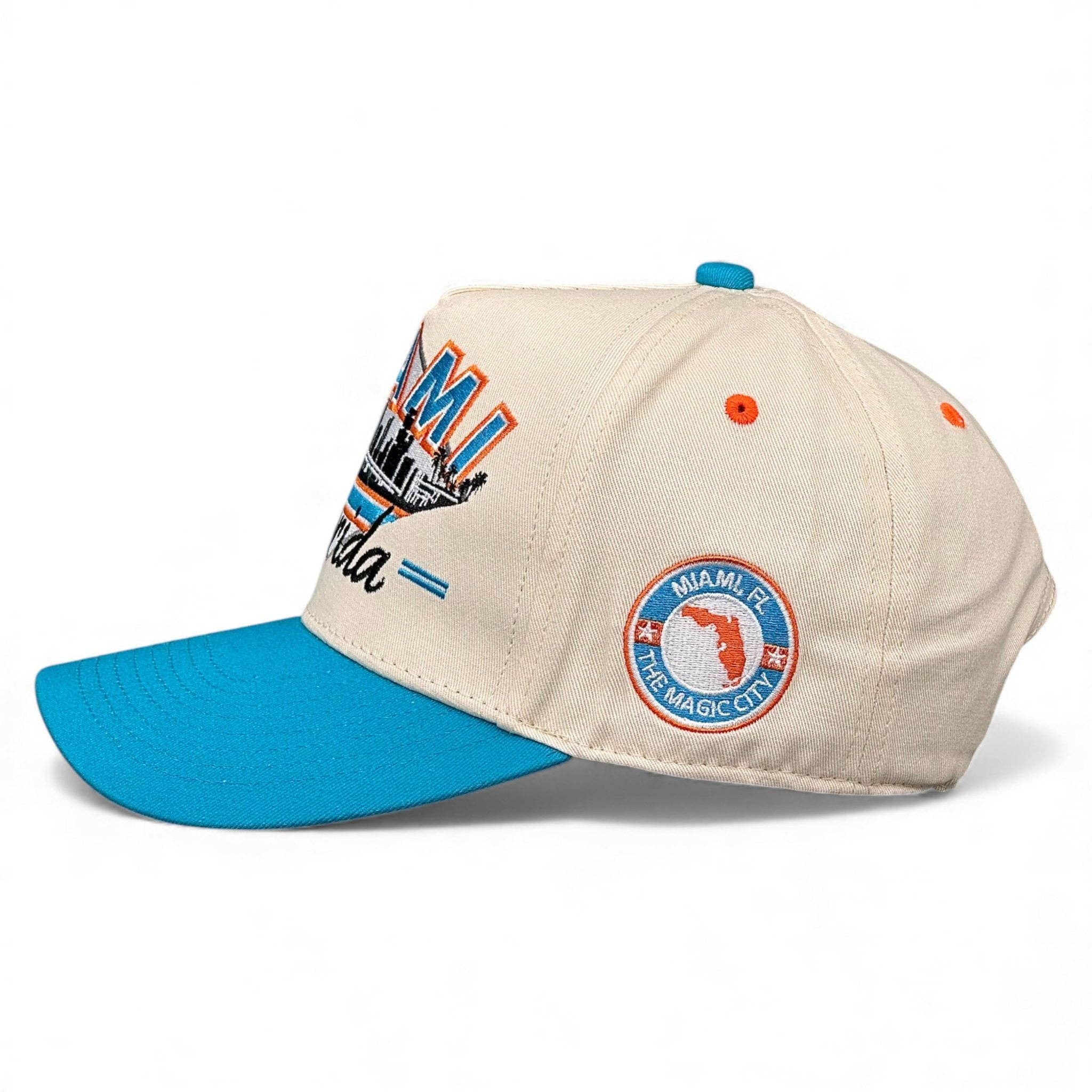 Shells Vintage Hat Co. – wholesale Baseball cap – Unisex – Miami Snapback - The Marino2