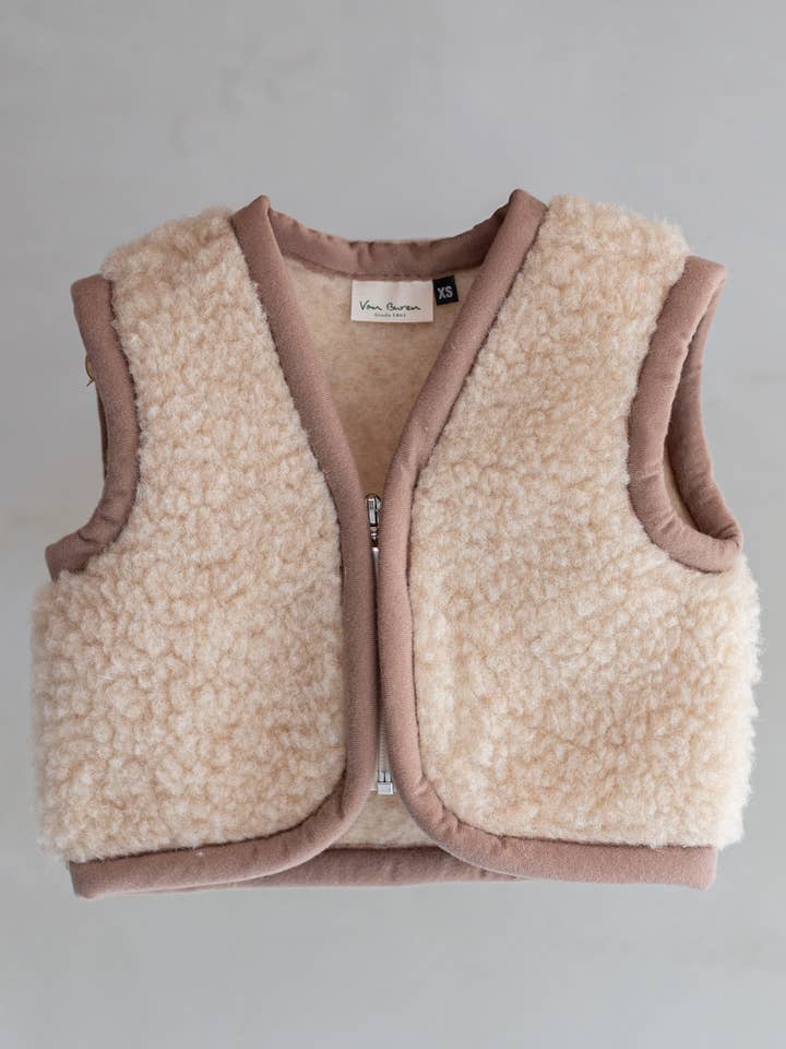 Van Buren - Wholesale Outerwear Vest - Kids - Wool baby bodywarmer Nilo - XS / 74-92 - 3 colors4
