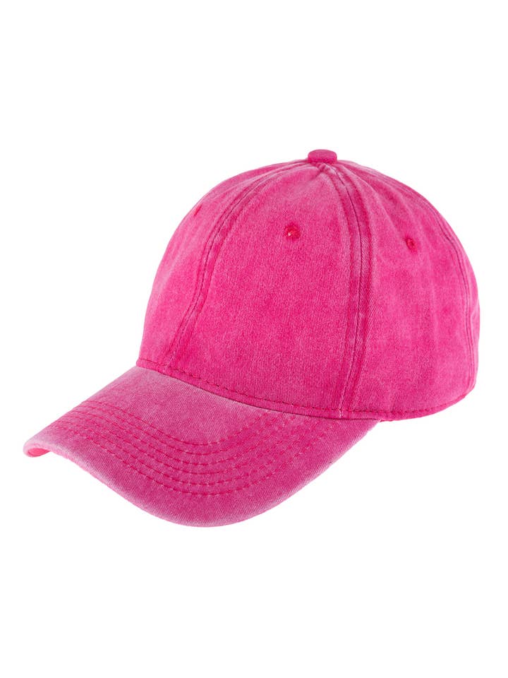 Acid Washed Baseball Cap for wholesale by MYS Wholesale Inc