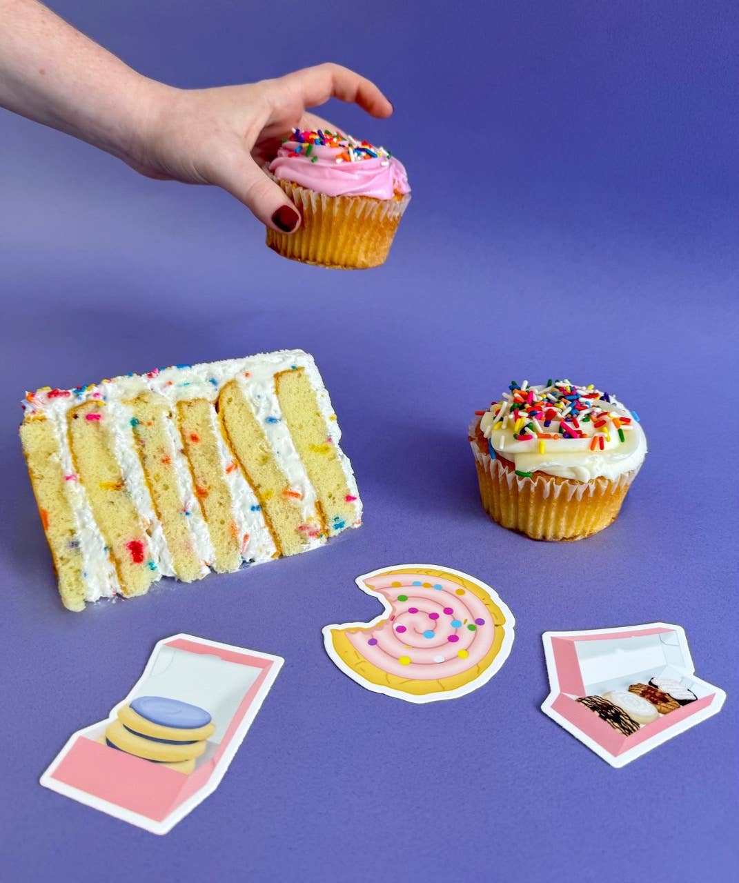 Shop Trimmings - Wholesale Sticker - Assorted Box of Cookies Sticker2