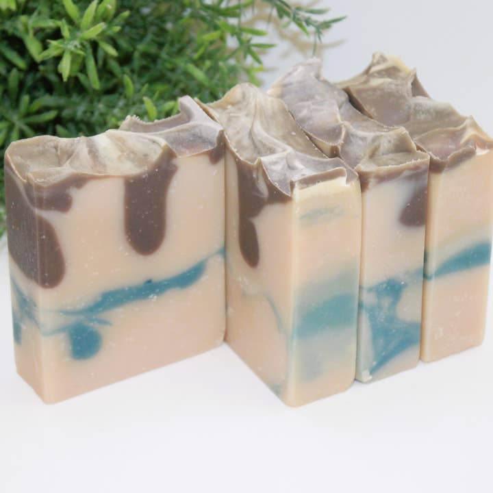 Spells & Hexes Soap Bar, Leather Suede Library Books for wholesale by Baba Yaga Designs LLC