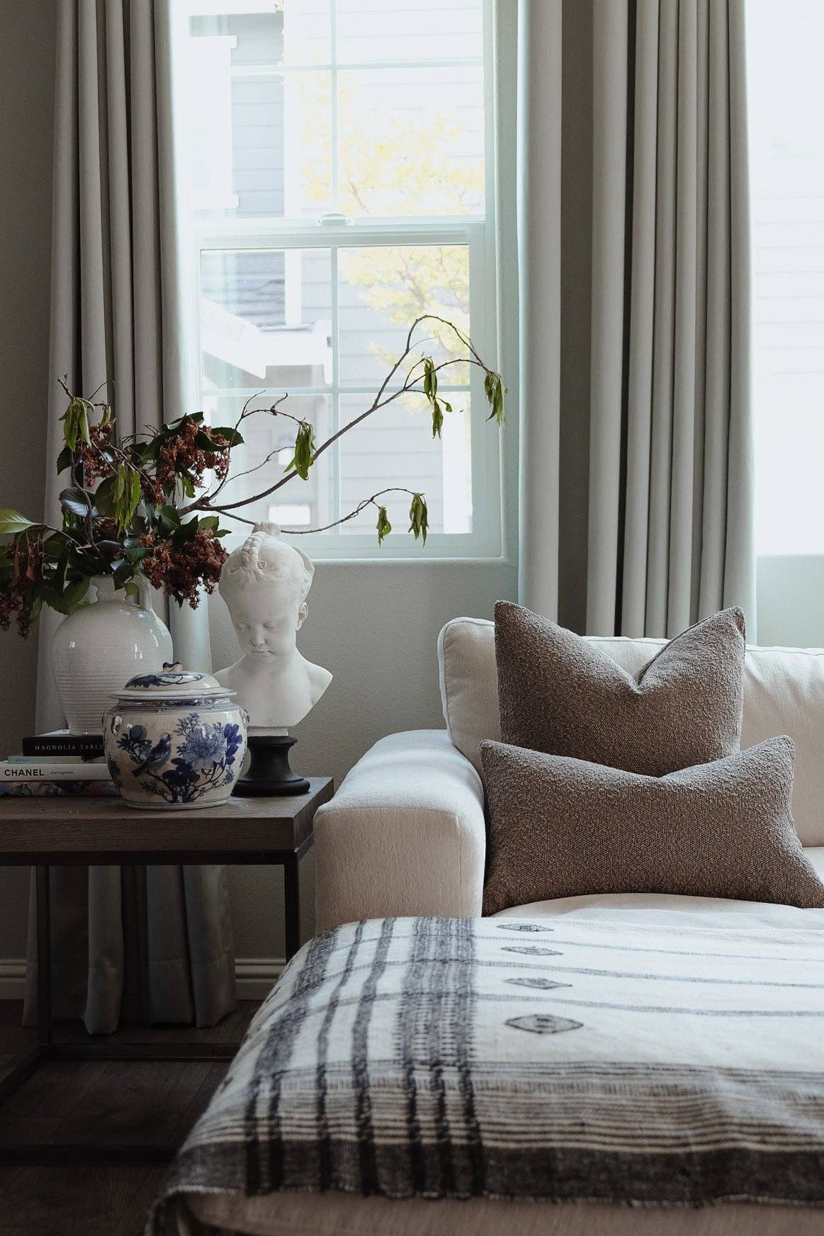 Twenty Third by Deanne - Wholesale Throw Pillow Cover - Boucle Pillow: Mud3