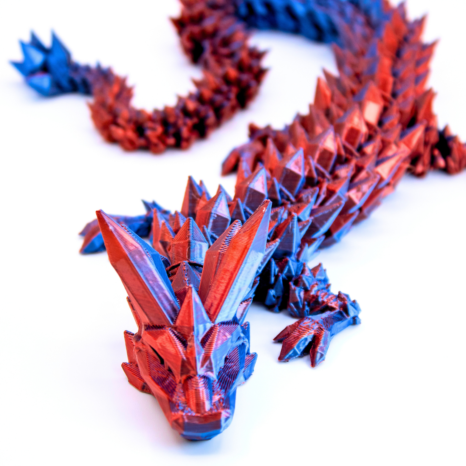 Dragon Fidgets - Wholesale Fidget Toy - Kids - 19IN Crystal Dragon Fidget Toy Decor, 3D Printed29