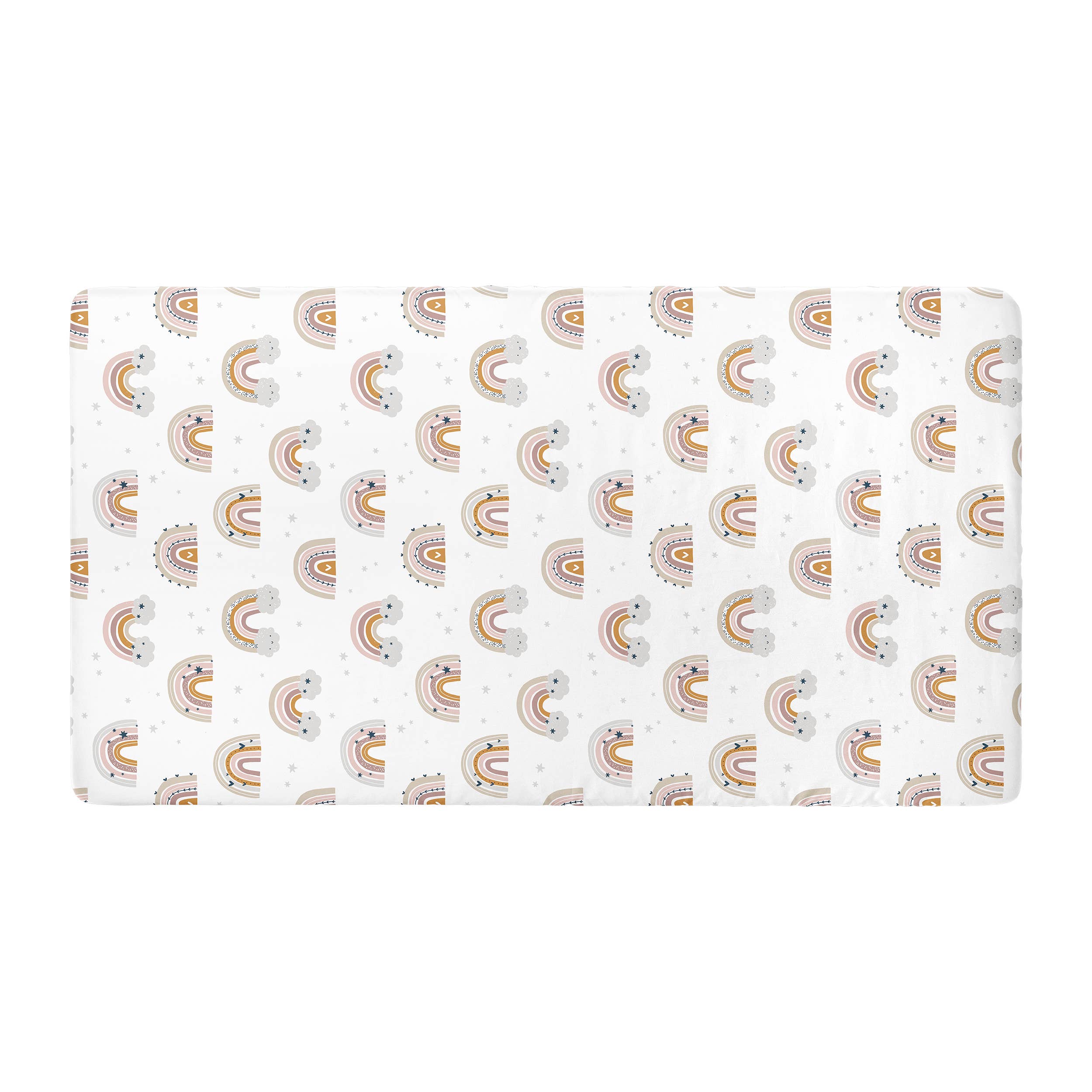 JLIKA - Wholesale Cot/Crib Sheets - Crib Sheets 100% Cotton Rainbows2