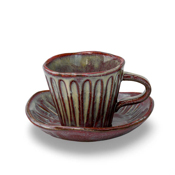 Shibu Yunomi Japanese Tea Cup with Saucer and other Purchase Wholesale yunomi. Free Returns & Net 60 Terms on Faire trending on Faire.