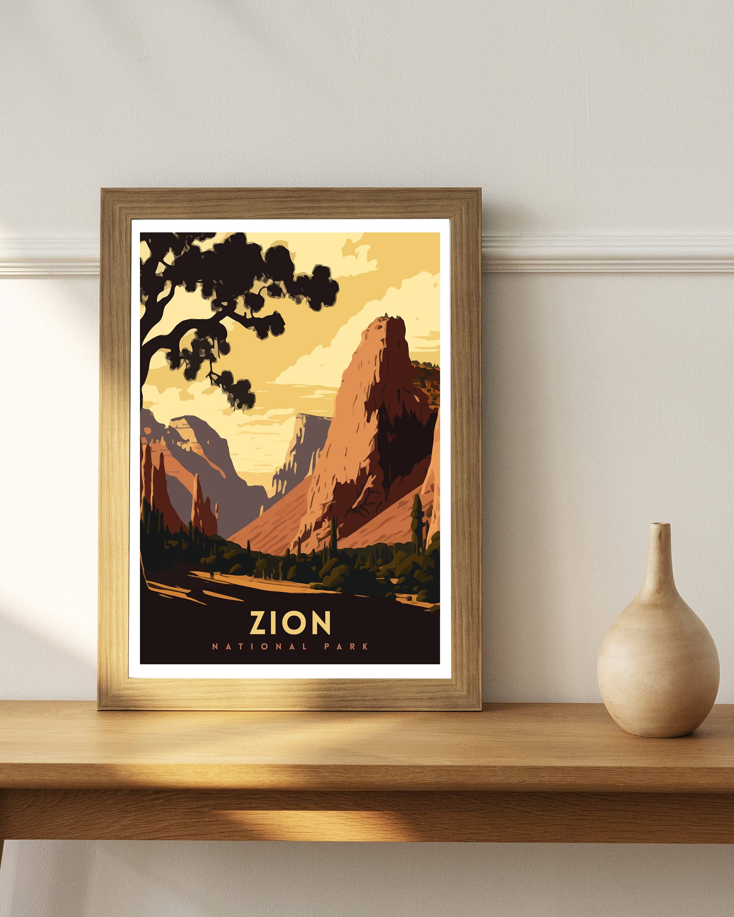 InkNPrintz – wholesale Poster – Zion National Park Art Poster3