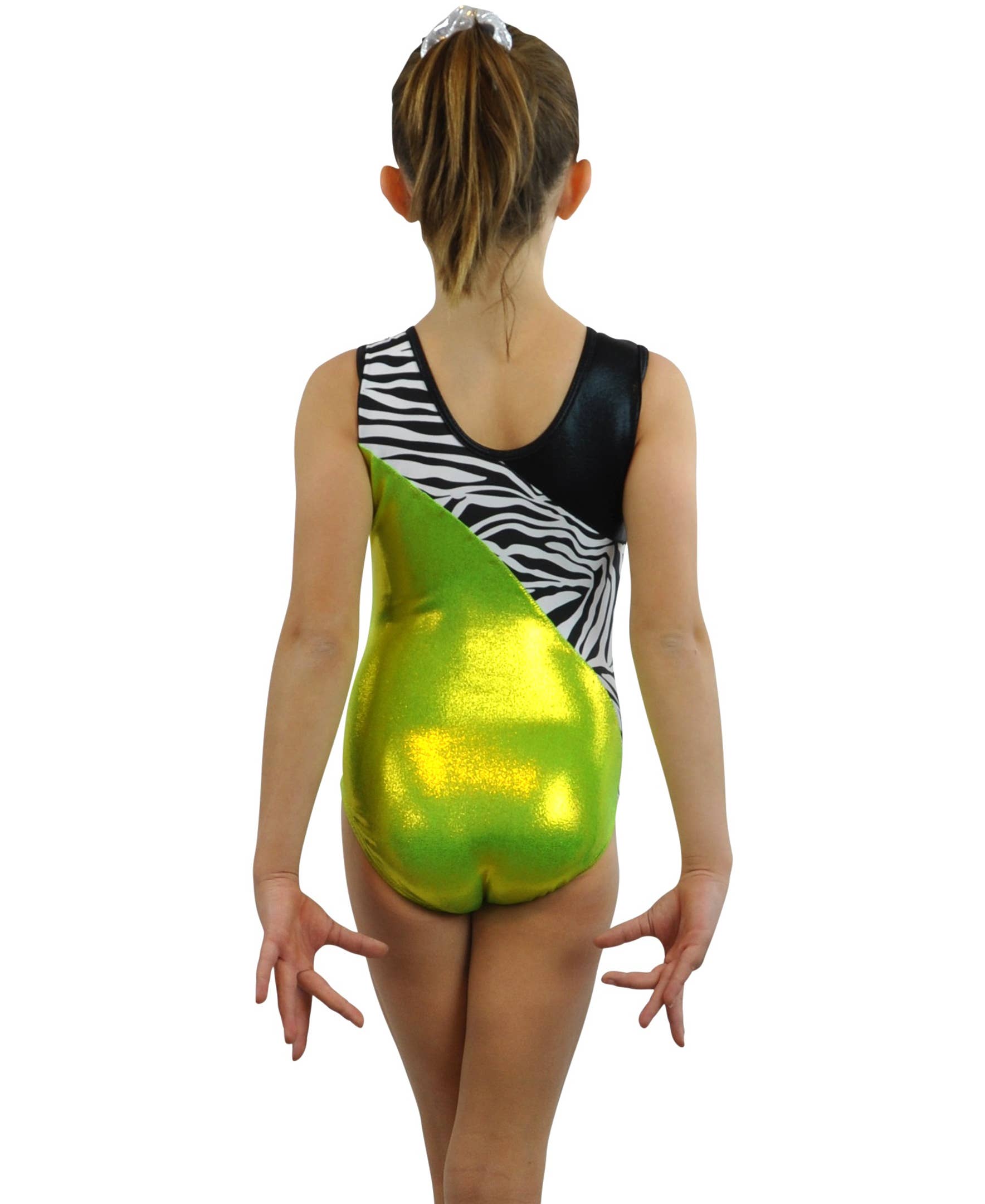 Obersee - Wholesale Lingerie Bodysuit - Women's - Girl's Gymnastics Leotard - Lime2