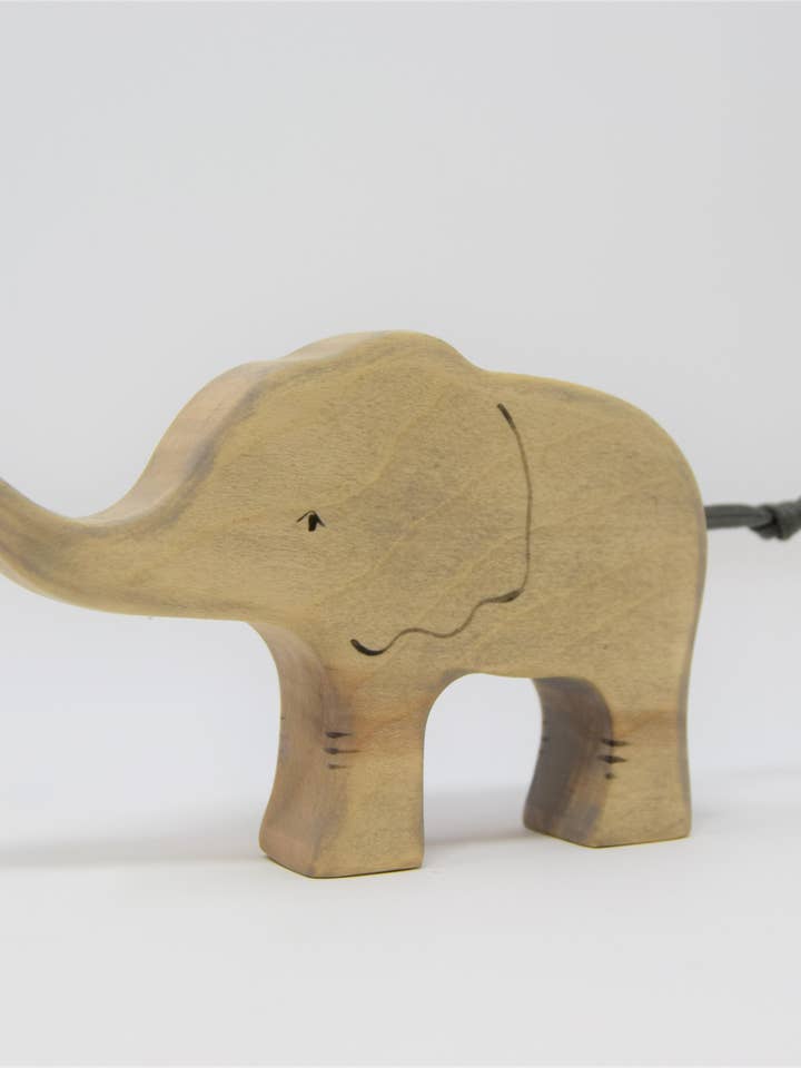 Wooden Elephant Calf for wholesale by Eric & Albert