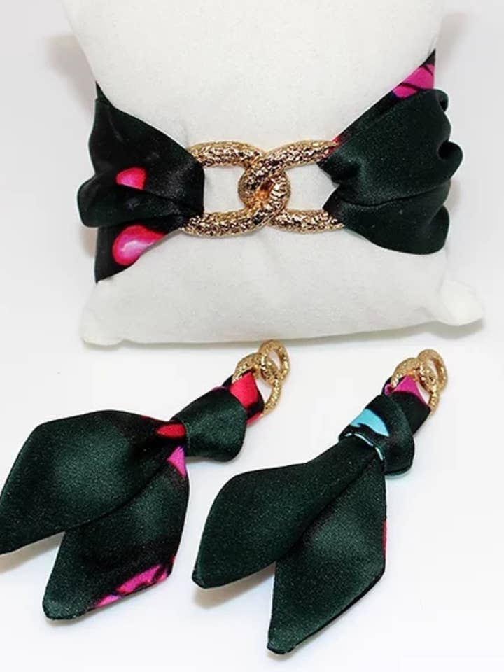 Leopard & fjärilar örhängen+armband för wholesale av Helen Bellart