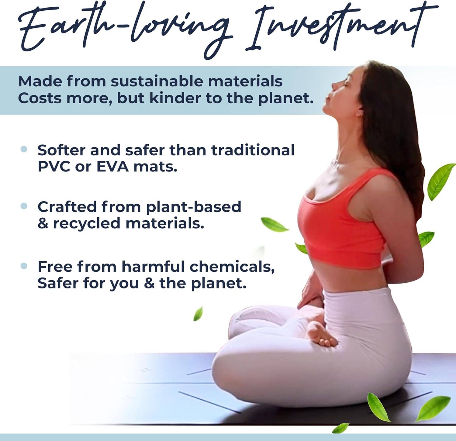 YO GAYO - Vente Tapis de yoga - Tapis de yoga haute performance Eco Balance - 5 mm3