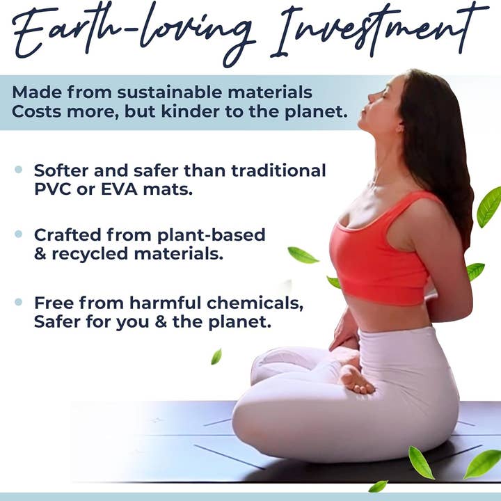 YO GAYO - Vente Tapis de yoga - Tapis de yoga haute performance Eco Balance - 5 mm3