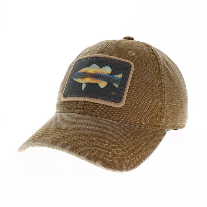 Sunset Bass Dashboard Hat in Camel for wholesale by Aisling