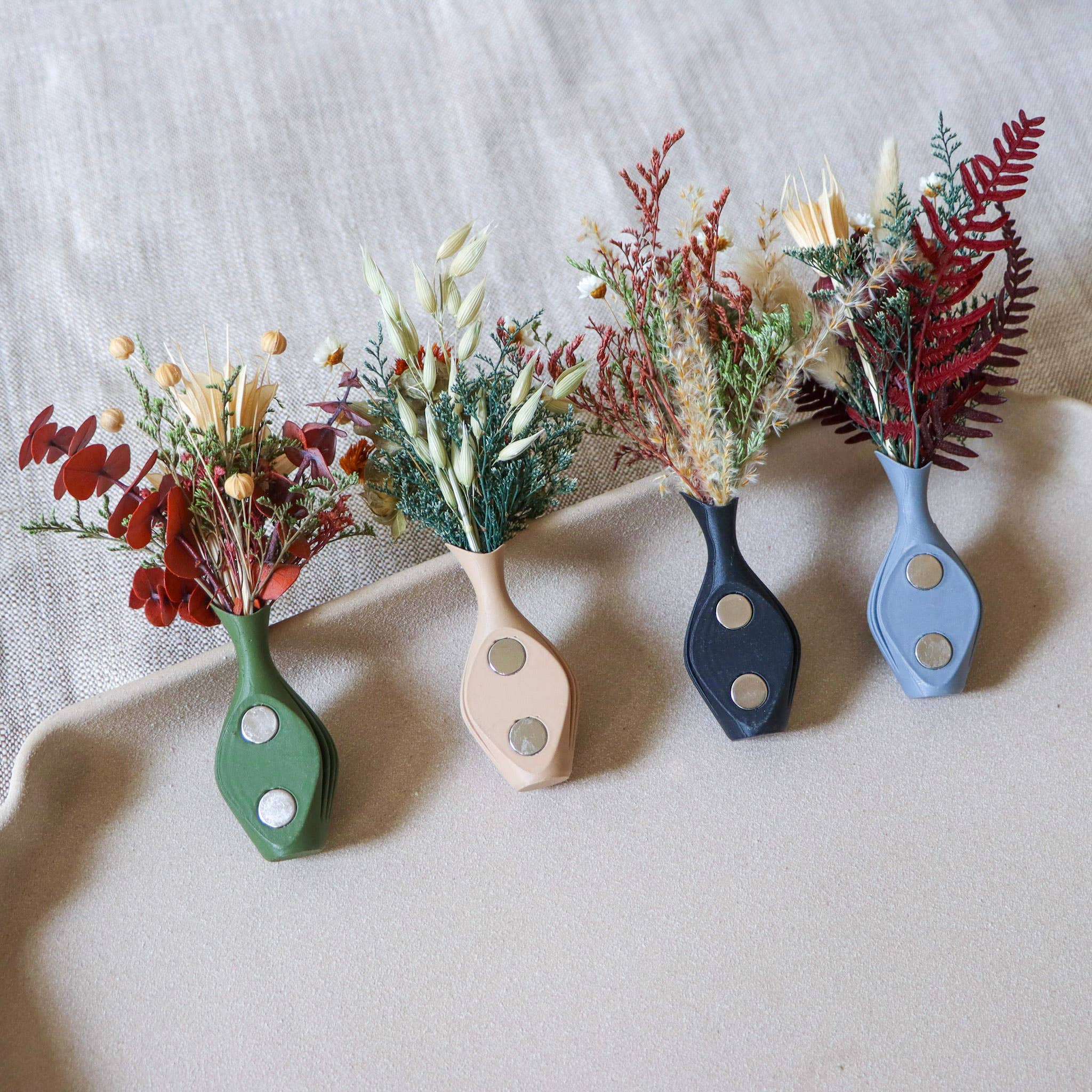 Central Market Flowers - Wholesale Magnet - Bitty Bloom Magnets - Earth Tone1