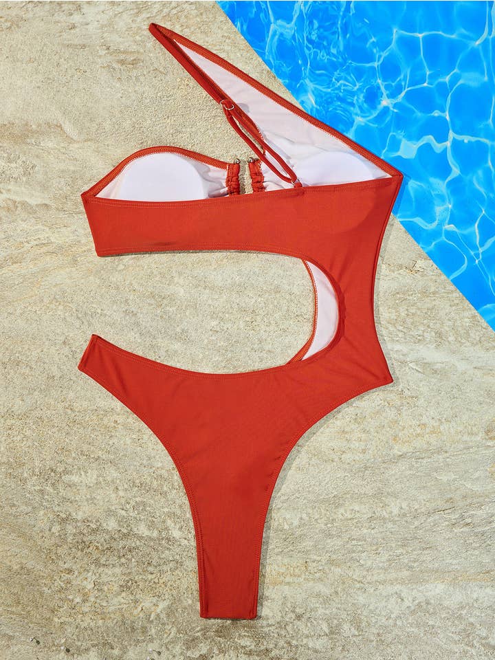 HIDDENBRAND - Wholesale One Piece Swimsuit - Women's - Solid Color Sexy One-piece Swimsuit Bikini14