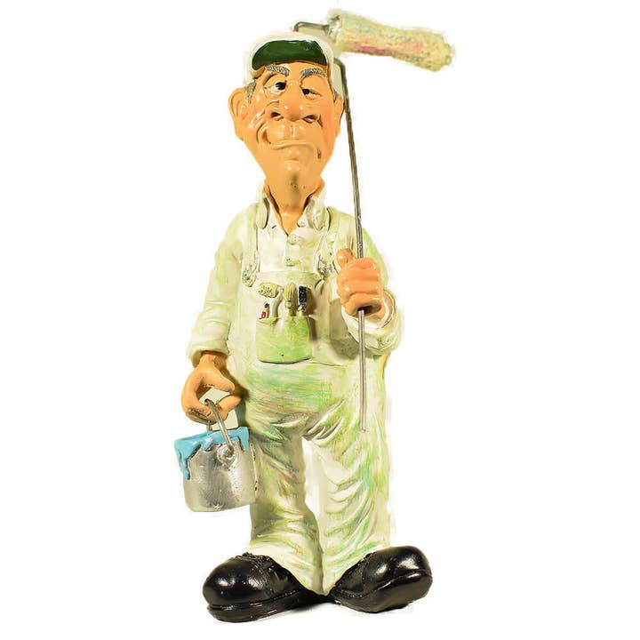 giftland - Vente Figurine décorative - Figurine humoristique de peintre 17 cm
