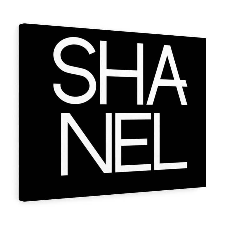 Sha Nel Canvas Wall Print Art, Designer Canvas Wall Print Art, Home Decor, Chanel Canvas Wall Print Art in Multiple Sizes for wholesale by QuotesOn LLC