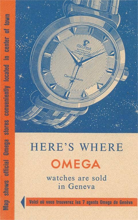 Found Image Press - Wholesale Postcard - Postcard FN-449 Where Omega Watches are Sold0