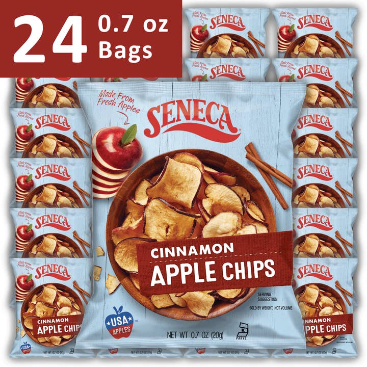 Croustilles de pommes à la cannelle Seneca, 0,7 oz (paquet de 24) pour la vente par Seneca Snacks