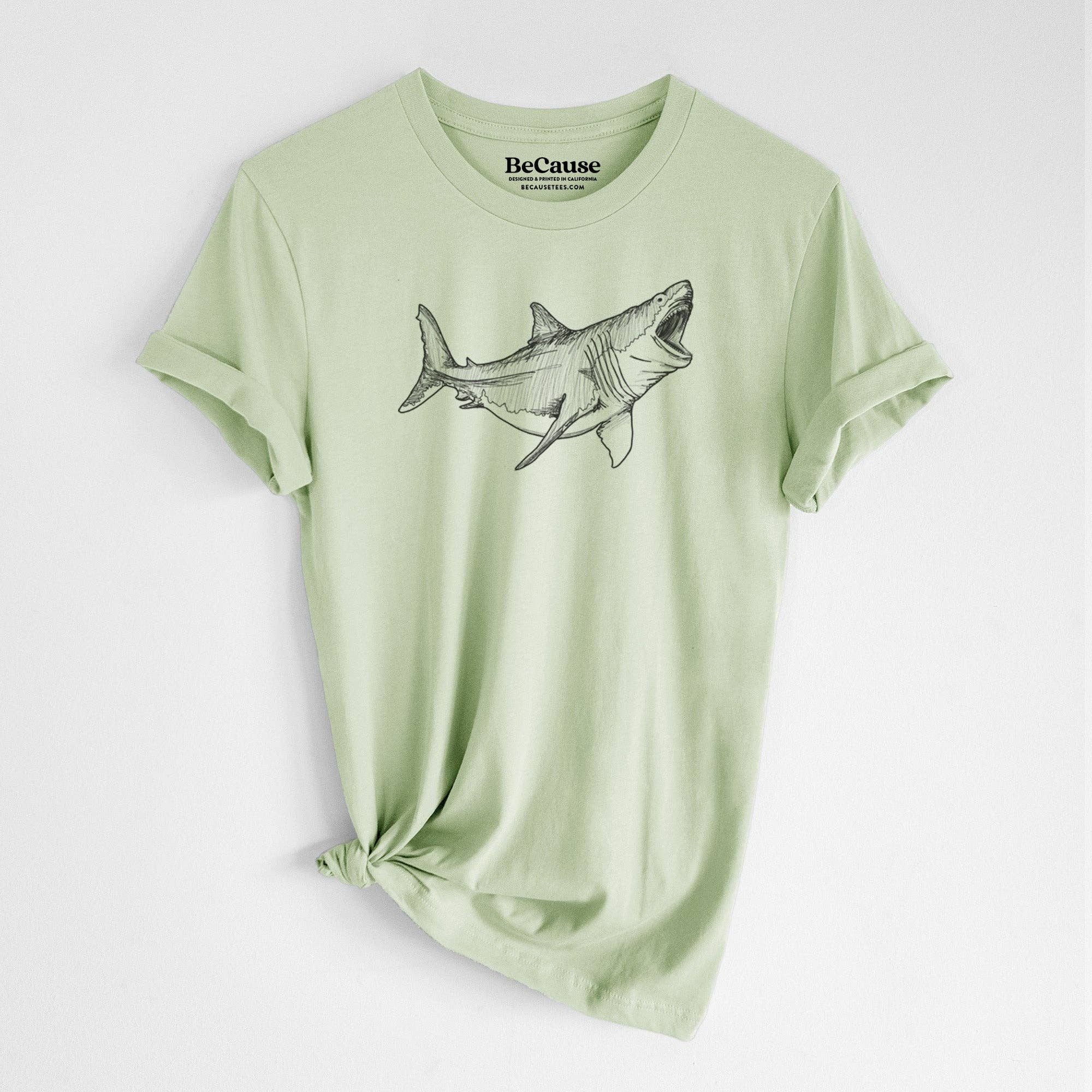 Because Tees - Vente T-shirt sérigraphié – unisexe - Mégalodon - Otodus Megalodon - T-shirt unisexe à col rond 100 % coton léger7