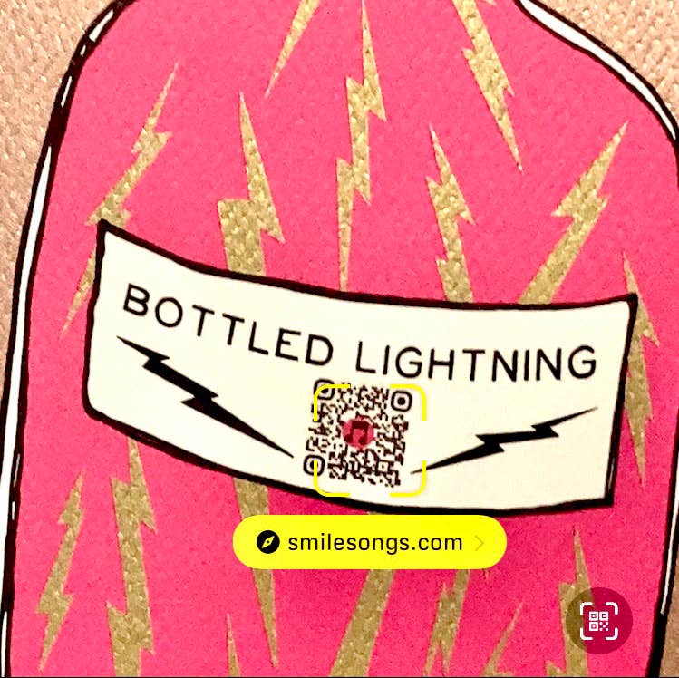 Mirthos Paper - Wholesale Friendship Card - Bottled Lightning - Uplifting Friend Support with QR Jingle3