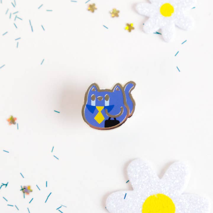 Vamos Atacar Gato Fofo Pin de Esmalte - Tinycats por atacado de Sparkles in the Wild