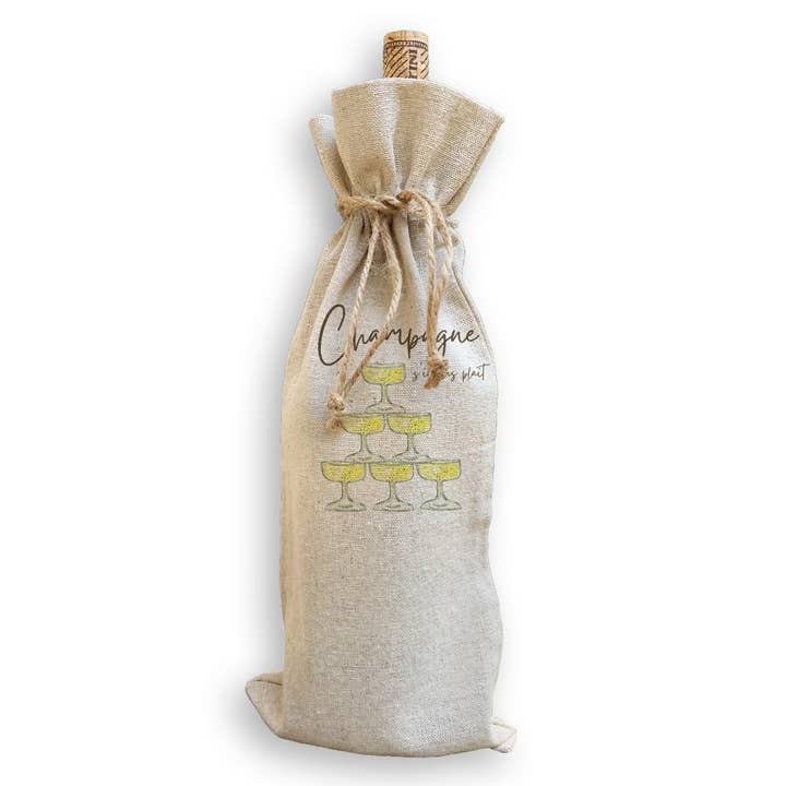 French Graffiti - Wholesale Tea Towel - Champagne s'il Vous Plait