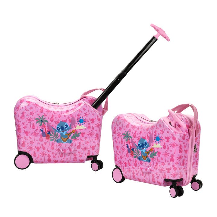 Lilo & Stitch Tropical Stitch Ride-On Luggage For Kids & Toddlers for wholesale by Bioworld Merchandising