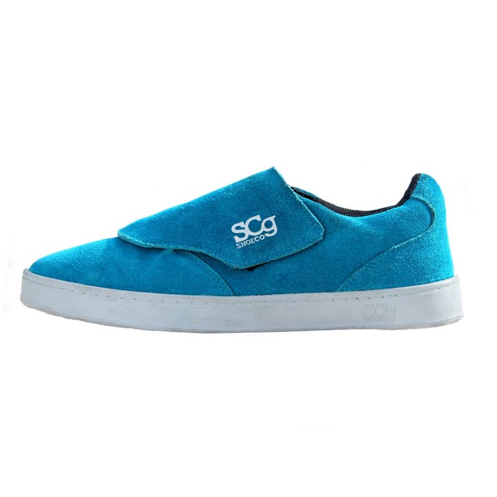 Enduro - Suede turquoise - MTB Clipless pour la vente par Scg Shoe