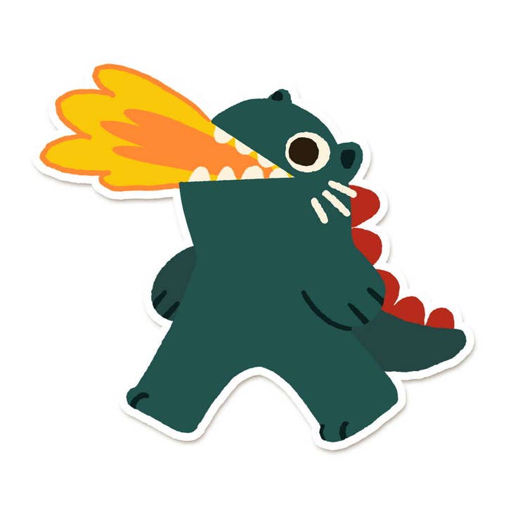 Gozillnya Cat Vinyl Sticker for wholesale by Maofriends