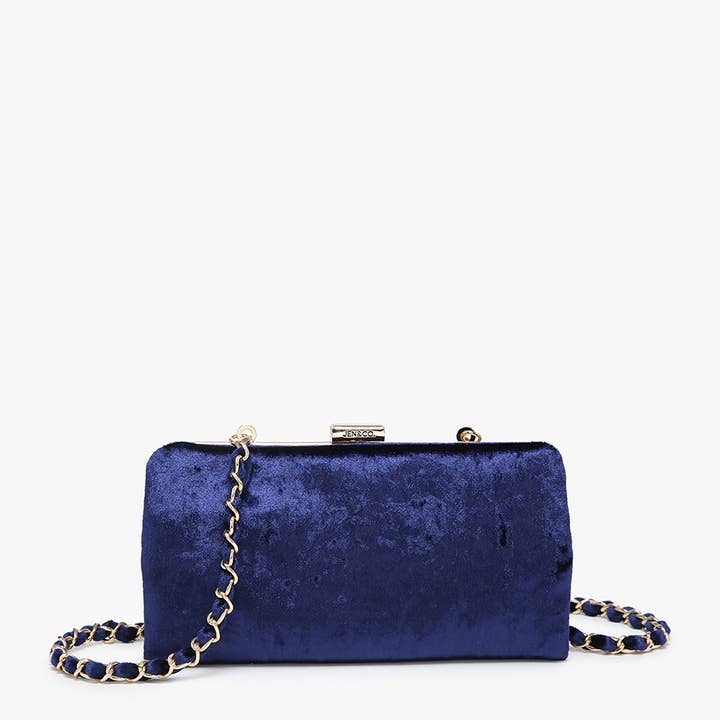Jen & Co. - Wholesale Crossbody bag – Women's - WL2339V Sue Velvet Wallet Pouch Crossbody1